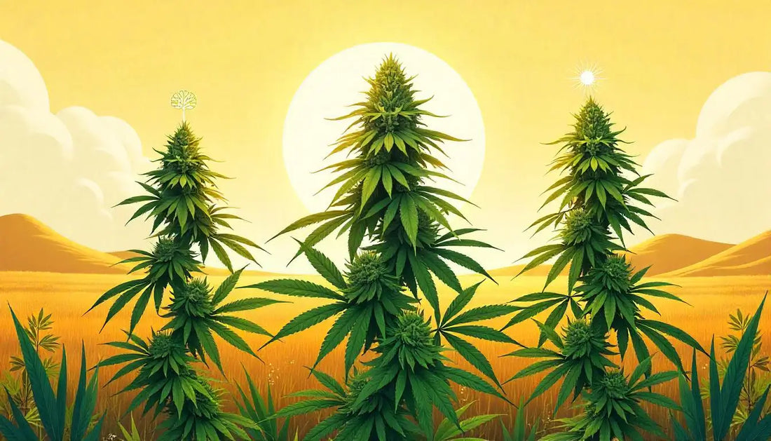 As melhores variedades de canábis Sativa
