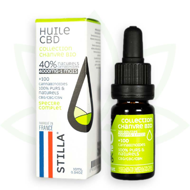 óleo de cânhamo cbd 40 por cento 10ml espetro total stilla france mafrenchweed 12