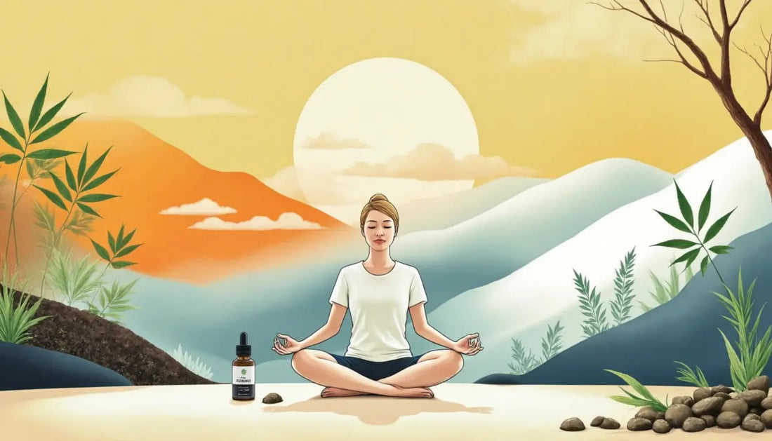 CBD na meditação: melhorar a sua prática com óleos de cânhamo
