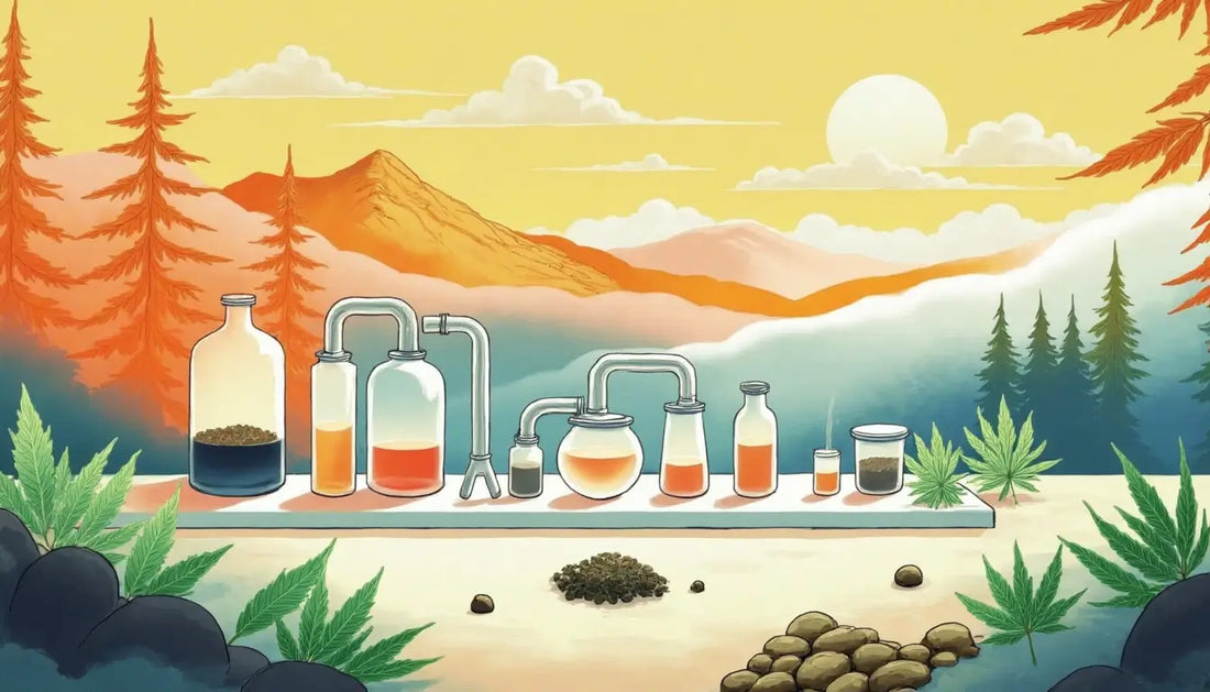 Os processos de extração e fabrico da resina CBD