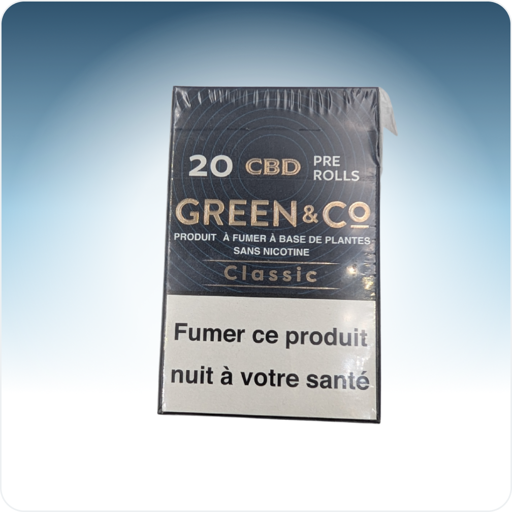 Cigarros clássicos com CBD