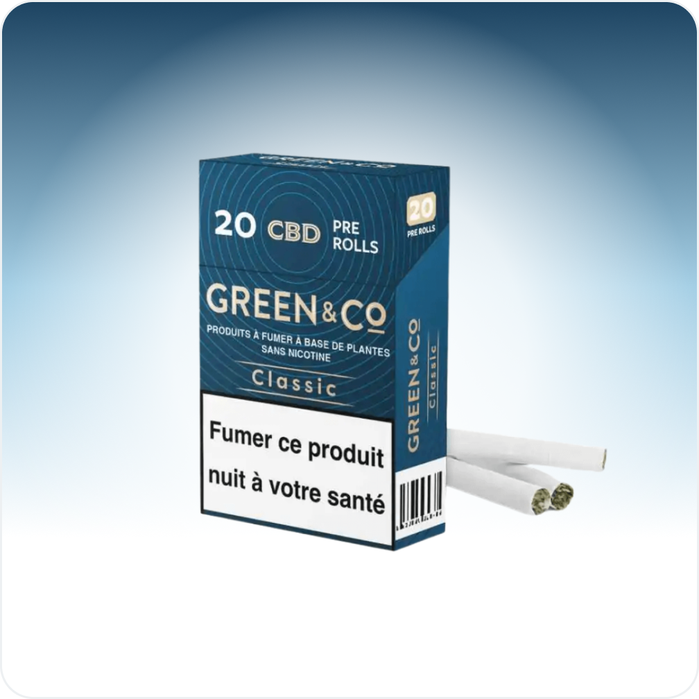 Cigarros clássicos com CBD