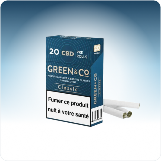 Cigarros clássicos com CBD