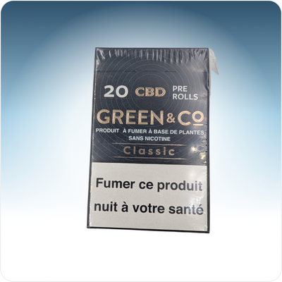 Cigarros clássicos com CBD