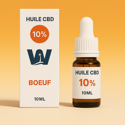 Óleo de CBD de espetro total a 10% para cães (carne de vaca)