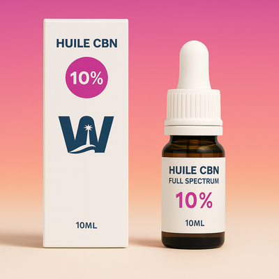 Óleo de sementes de cânhamo CBN 10% + CBD 5% + CBN 10% + CBD 5%.