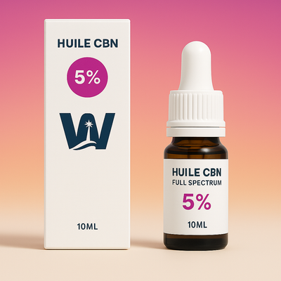 Óleo de sementes de cânhamo CBN 5% + CBD 5% + CBN 5% + CBD 5