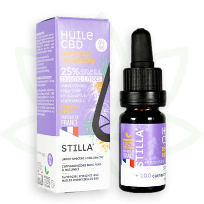 cbd natural defences oil 25 por cento 10ml broad spectrum stilla france mafrenchweed 8