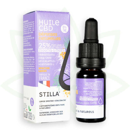 cbd natural defences oil 25 por cento 10ml broad spectrum stilla france mafrenchweed 9