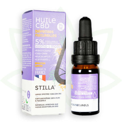 cbd natural defences oil 5 por cento 10ml broad spectrum stilla france mafrenchweed 3