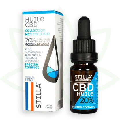 óleo cbd mct coco 20 por cento 10ml full spectrum stilla france mafrenchweed 4