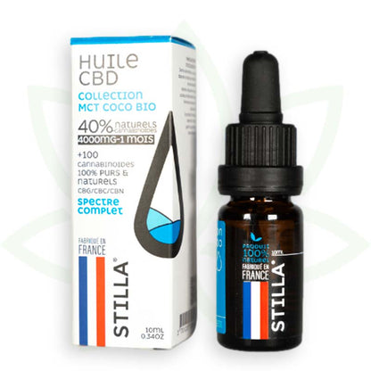 óleo cbd mct coconut 40 por cento 10ml full spectrum stilla france mafrenchweed 11