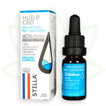 óleo cbd mct coconut 40 por cento 10ml full spectrum stilla france mafrenchweed 12