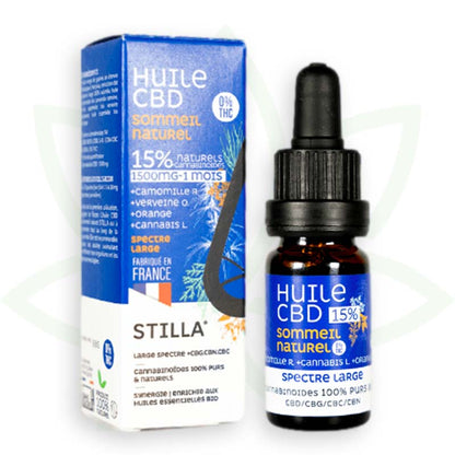 óleo cbd natural sono 15 por cento 10ml amplo espetro stilla frança mafrenchweed 4