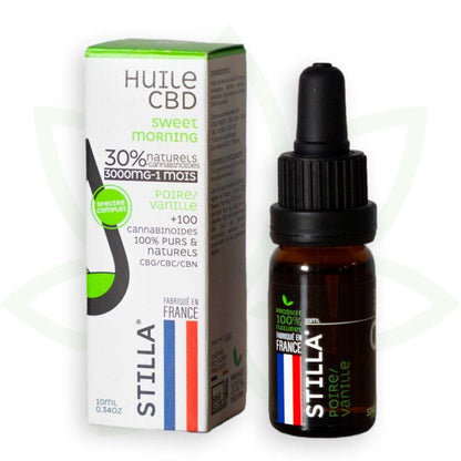 óleo cbd manhã doce 30 por cento 10ml espetro total stilla frança mafrenchweed 8